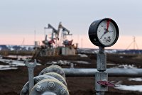 Работа нефтяных станков - качалок