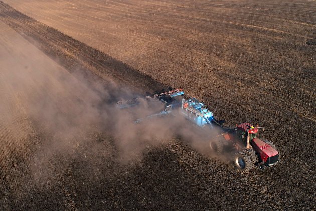 Посевные работы.