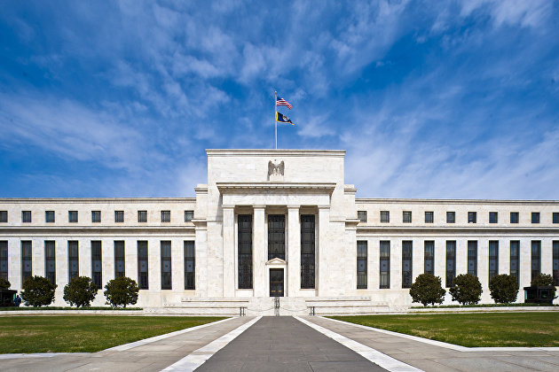 Вид на здание Федеральной резервной системы, США